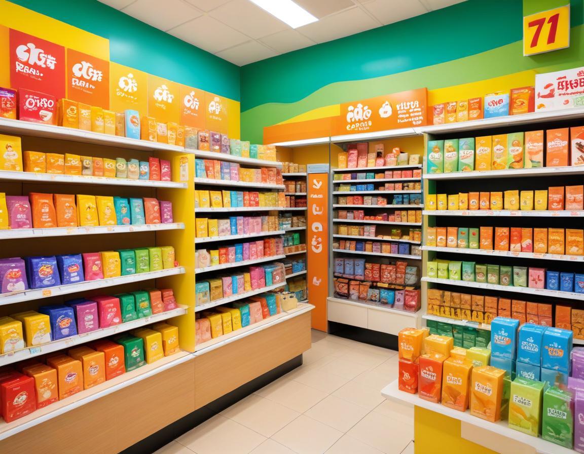 ภาพสินค้าดูสวยงามในร้าน 7-11 แสงสว่างนุ่มชัดเจนเกินไป ไม่รู้เน่าเหมาะกับผิวที่มีสิว